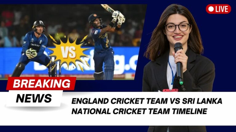 England Cricket Team Vs Sri Lanka National Cricket Team Timeline